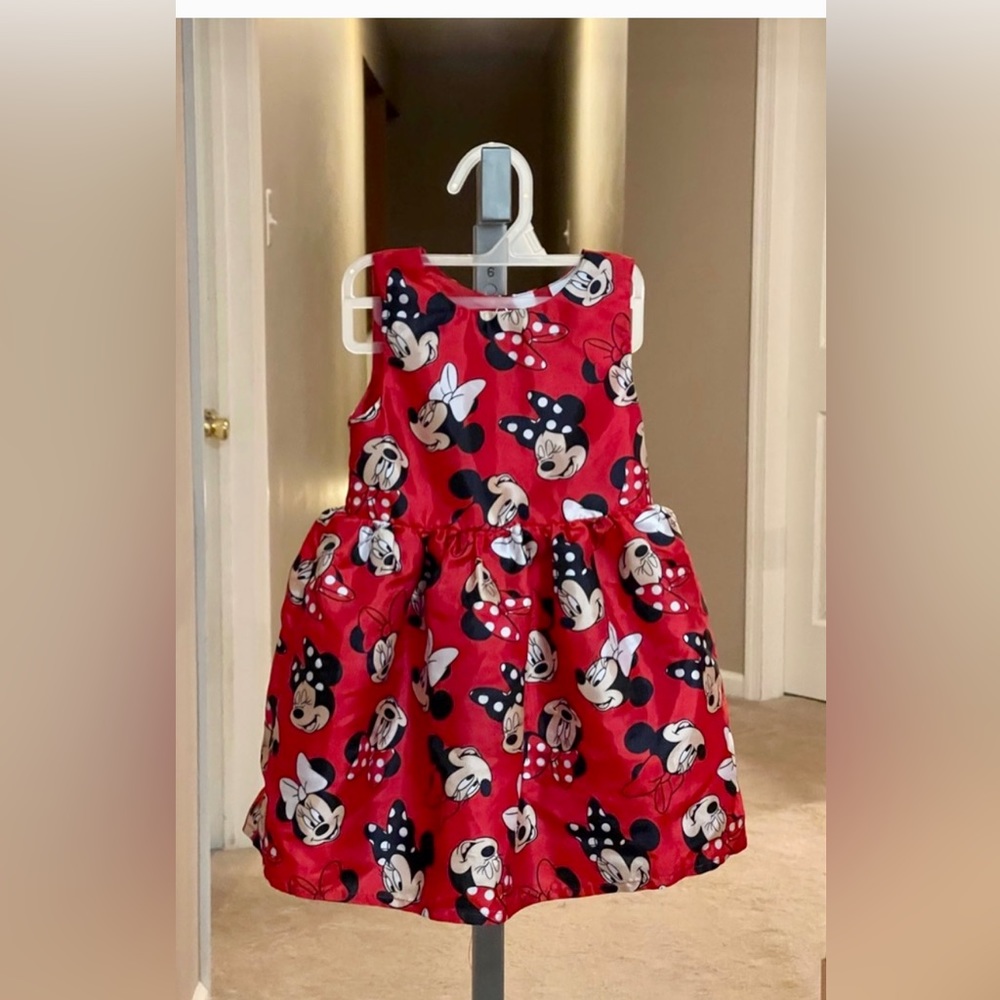 H&M Girls Disney Minnie Dress Size 1 1/2 - 2 Yrs. Worn once for Photos Orig $200